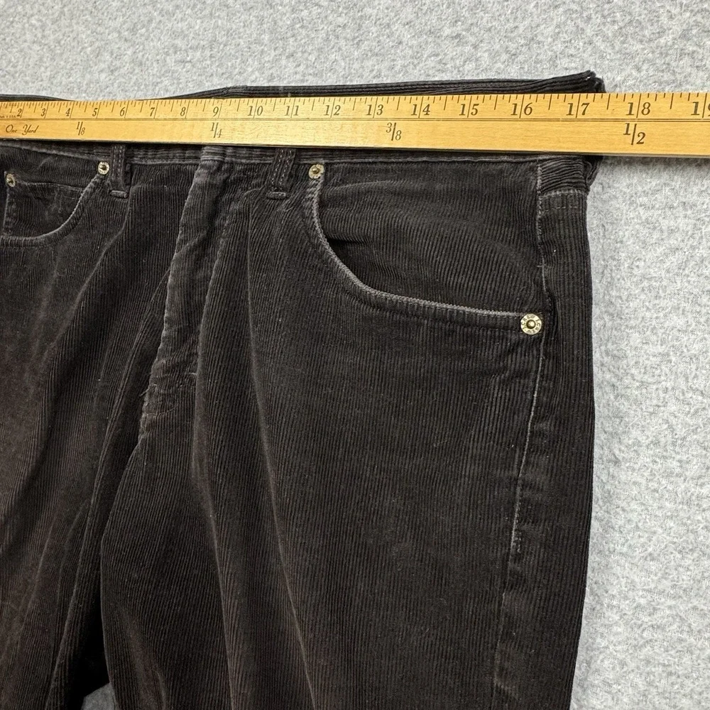 J. Crew Dark Brown Corduroy Pants Mens 33x32 VTG‎ Style Classic Casual Grunge
